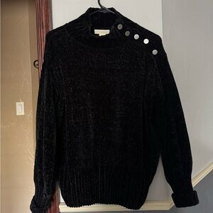 Black Velvet Sweater